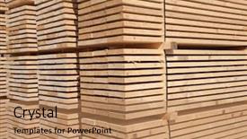  Presentation with lumber - Cool new presentation theme with wooden studs at the lumber backdrop and a coral colored foreground