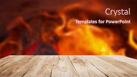  Presentation with wooden - Slide deck enhanced with wooden-surface-against-background background and a tawny brown colored foreground