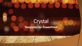  Presentation with pub - Slides featuring wooden table and bokeh pub background and a wine colored foreground