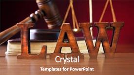  Presentation with attorney - Amazing theme having wooden table and red backdrop and a red colored foreground