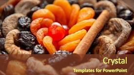  Presentation with wicker - Audience pleasing slides consisting of wooden table assortment contais apricots backdrop and a tawny brown colored foreground