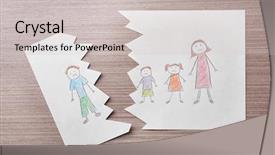  Presentation with family law - Cool new presentation theme with wooden table family law backdrop and a light gray colored foreground