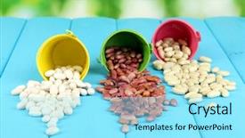  Presentation with kidney - Cool new PPT theme with wooden table on natural background backdrop and a arctic colored foreground