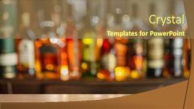  Presentation with empty of wood table top - Presentation theme consisting of wooden-table-top-and-beautiful background and a coral colored foreground