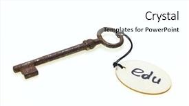  Presentation with edu - Colorful slides enhanced with wooden tag with edu text backdrop and a white colored foreground