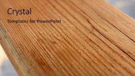  Presentation with close up wooden decking - Amazing PPT layouts having wooden teeter on the beach backdrop and a coral colored foreground