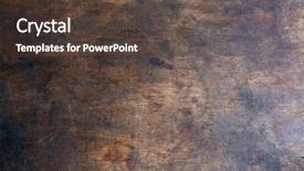  Presentation with wood texture - Slide deck with wooden texture background background and a tawny brown colored foreground