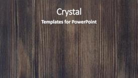  Presentation with brown wood texture - Presentation theme with wooden texture dark brown wood background and a dark gray colored foreground