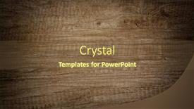  Presentation with texture - Presentation theme enhanced with wooden-texture-may-used background and a tawny brown colored foreground