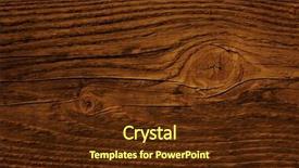  Presentation with oak wood texture and - Cool new PPT theme with wooden texture used as background backdrop and a tawny brown colored foreground