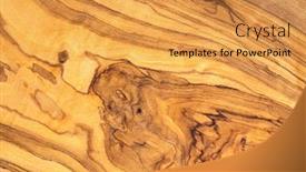 Presentation with olive - PPT theme having wooden-texture-wooden-background-olive background and a gold colored foreground