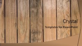  Presentation with rustic old wood texture - Cool new presentation design with wooden textured background in brown backdrop and a coral colored foreground