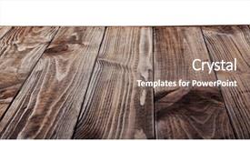  Presentation with watercolor paper texture white art - Colorful PPT theme enhanced with wooden textured surface on white backdrop and a coral colored foreground