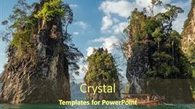  Presentation with thai - Audience pleasing slide set consisting of wooden-traditional-thai-longtail-boat backdrop and a tawny brown colored foreground