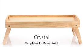  Presentation with breakfast - Colorful presentation enhanced with wooden-tray-for-breakfast-isolated backdrop and a cream colored foreground