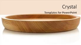  Presentation with flowers on white wooden - Audience pleasing slides consisting of wooden tray isolated on white backdrop and a yellow colored foreground