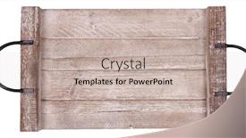  Presentation with vintage - Slide deck enhanced with wooden-tray-vintage-old-view background and a soft green colored foreground