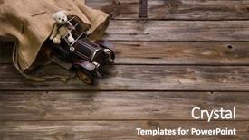  Presentation with vintage christmas - Presentation theme with wooden vintage background christmas decoration background and a violet colored foreground