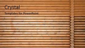  Presentation with texture - Slides with wooden wall background or texture background and a gold colored foreground