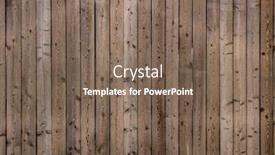  Presentation with wooden - PPT theme having wooden-wall-from-wooden-boards background and a violet colored foreground