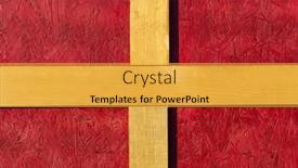  Presentation with yellow wood - Audience pleasing slide set consisting of wooden-wall-in-german backdrop and a yellow colored foreground