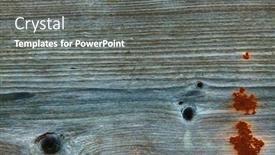  Presentation with old house - Colorful presentation design enhanced with wooden-wall-of-old-house backdrop and a gray colored foreground