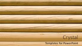  Presentation with wall - Amazing PPT theme having wooden-wall-timberwork-closeup-background backdrop and a yellow colored foreground