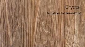  Presentation with woodgrain - PPT theme consisting of woodgrain-of-an-elm-panel background and a coral colored foreground