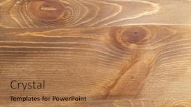  Presentation with wood panel - Presentation design having woodgrain-of-wood-panel-used background and a coral colored foreground