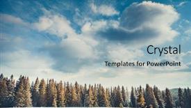  Presentation with heart clouds - PPT layouts featuring woods in bukovel the heart background and a light blue colored foreground