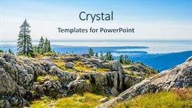  Presentation with mount emei - Slide set consisting of woods roots - fragment of mount seymour trail background and a  colored foreground