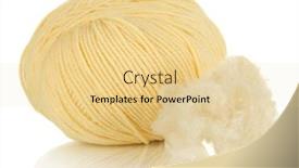  Presentation with wool - Beautiful PPT theme featuring flavour - spices and herbs on white backdrop and a cream colored foreground.