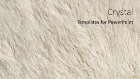  Presentation with fiber - Beautiful theme featuring wool-rug-fiber-close-up backdrop and a  colored foreground