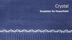  Presentation with dark blue fabric texture dark - Presentation consisting of wool-sweater-texture-of-dark background and a ocean colored foreground