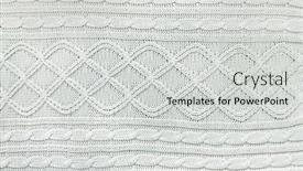 Presentation with wool - Theme consisting of wool-sweater-texture-of-white background and a light gray colored foreground