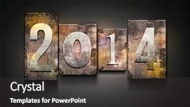  Presentation with background - PPT layouts featuring word 2014 random letterpress block background and a dark gray colored foreground