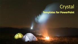  Presentation with luminous - Audience pleasing slide set consisting of word-2020-written backdrop and a wine colored foreground