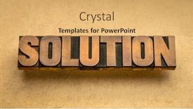  Presentation with science abstract - Presentation featuring word-abstract-in-vintage-letterpress background and a yellow colored foreground