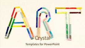  Presentation with oil - PPT layouts consisting of word art made with oil background and a cream colored foreground