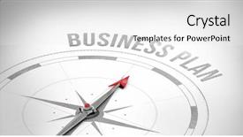  Presentation with turkish restaurant business plan - Audience pleasing slide deck consisting of word business plan against compass backdrop and a white colored foreground