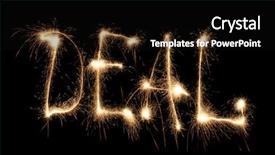  Presentation with cyber sex word written - Amazing theme having word-deal-written-sparkler backdrop and a black colored foreground