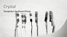  Presentation with dyslexia - Beautiful presentation theme featuring word dyslexia with old typewriter backdrop and a white colored foreground