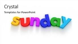  Presentation with colourful letter - Amazing presentation theme having word formed with colorful letter backdrop and a white colored foreground