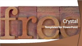  Presentation with ink - Colorful slides enhanced with word free in vintage wooden backdrop and a  colored foreground