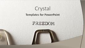 Presentation with freedom - Colorful PPT layouts enhanced with word-freedom-written backdrop and a white colored foreground