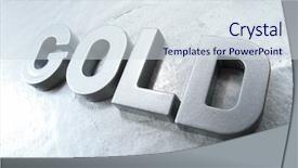  Presentation with gold - Theme enhanced with word gold background and a  colored foreground