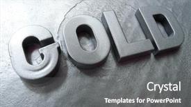  Presentation with gold silver - Slide set consisting of word gold background and a  colored foreground