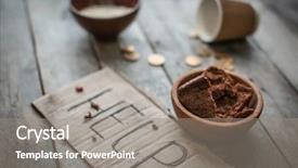  Presentation with poverty - Slide deck consisting of helping needy - piece of cardboard with word background and a gray colored foreground