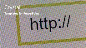  Presentation with monitor computer - Theme enhanced with word-http-in-search-bar background and a gray colored foreground