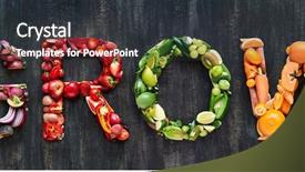  Presentation with how word until page color - PPT theme enhanced with word in colourful multi color background and a tawny brown colored foreground